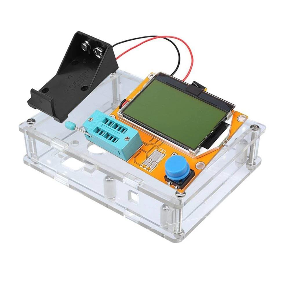 ڽ   LCR-T4 ĿнϽ, ESR 跮 Mega328 Ʈ ׽, MOS, PNP, NPN, LCR 12864 LCD ũ ׽, V2.68
